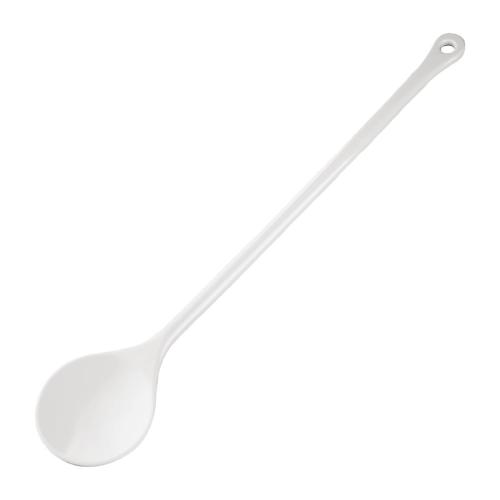 Vogue Plastic Spoon White - 305mm 12"