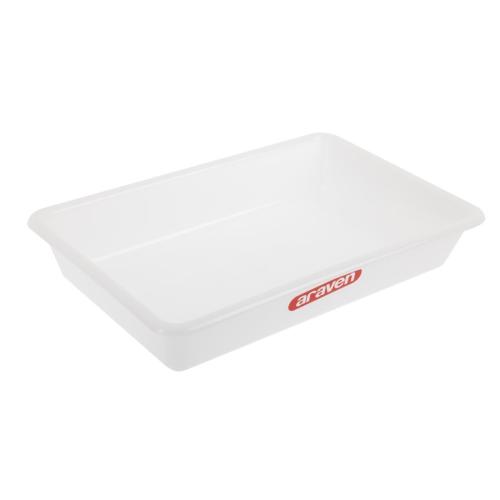 Araven Clear Food Storage Tray - 435x285x80mm