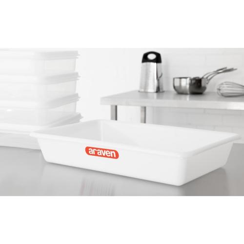 Araven Clear Food Storage Tray - 435x285x80mm