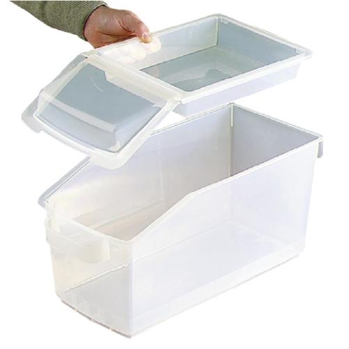 Araven Koala Display Bin Clear includes Lid 14Ltr