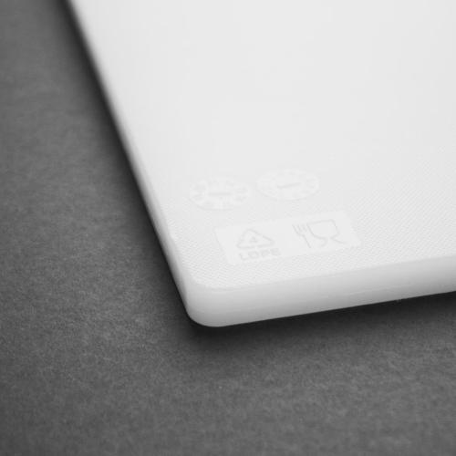 Hygiplas Low Density Chopping Board White - 450x300x10mm 17 3/4x12"