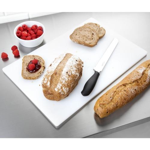 Hygiplas Low Density Chopping Board White - 450x300x10mm 17 3/4x12"