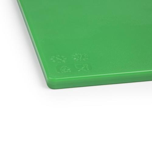 Hygiplas Low Density Chopping Board Green - 450x300x10mm 17 3/4x12"