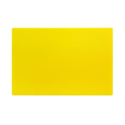 Hygiplas Low Density Chopping Board Yellow - 450x300x10mm 17 3/4x12"