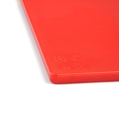 Hygiplas Low Density Chopping Board Red - 450x300x10mm 17 3/4x12"