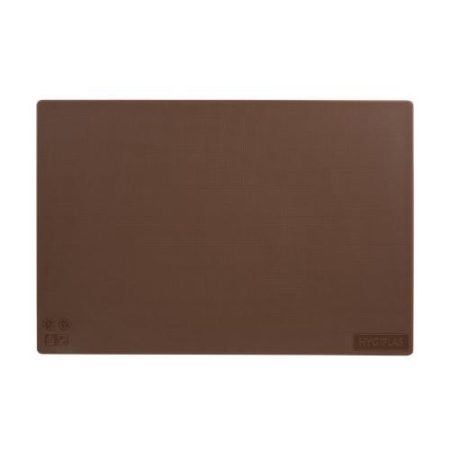 Hygiplas Low Density Chopping Board Brown - 450x300x10mm 17 3/4x12"