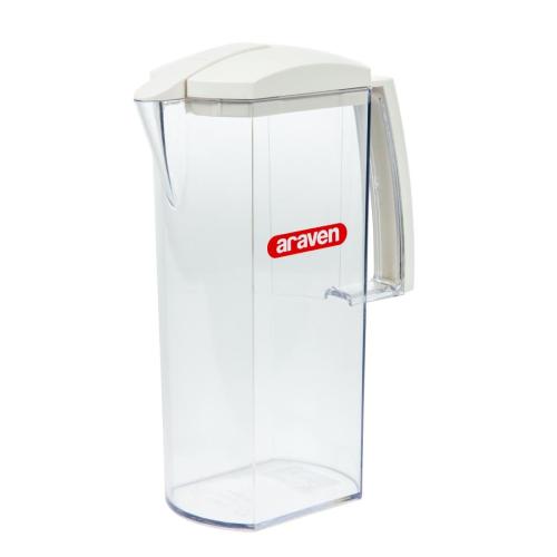 Araven White Service Jug with Lid - 2Ltr
