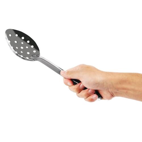 Vogue Serving Spoon Perforated St/St - 280mm 11"