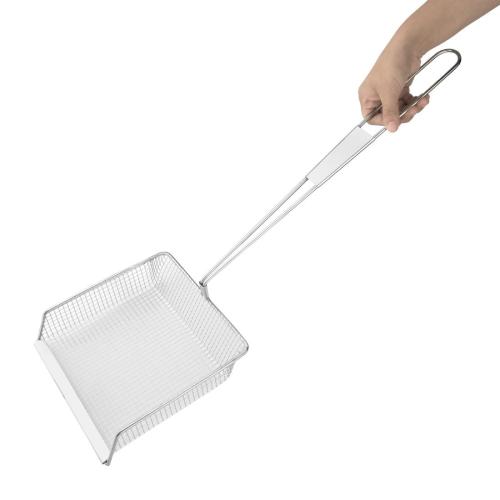 Vogue Chip Shovel St/St - 195mm 8" (Square Mesh)