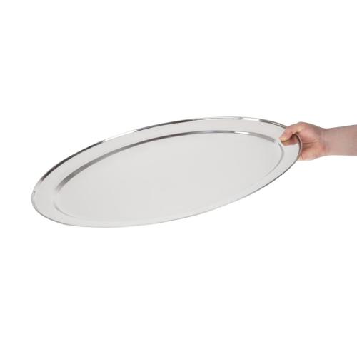 Olympia Oval Serving Tray St/St - 200mm 8"