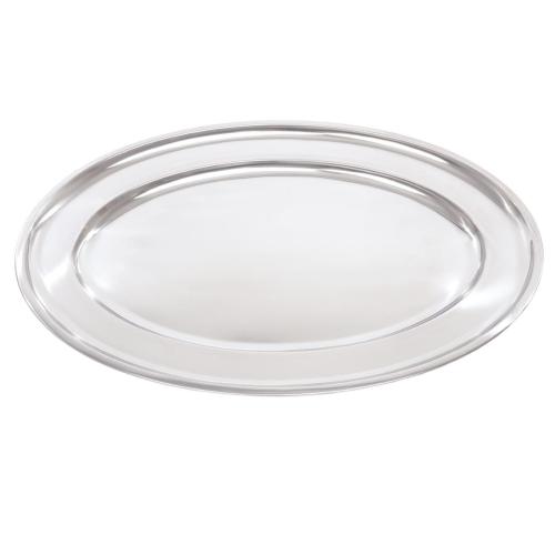 Olympia Oval Serving Tray St/St - 605mm 24"