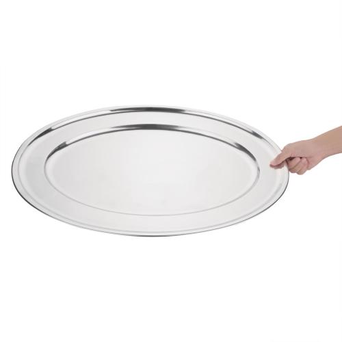 Olympia Oval Serving Tray St/St - 660mm 26"