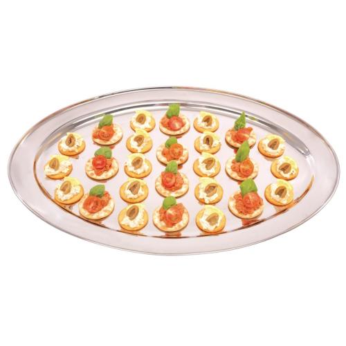 Olympia Oval Serving Tray St/St - 660mm 26"