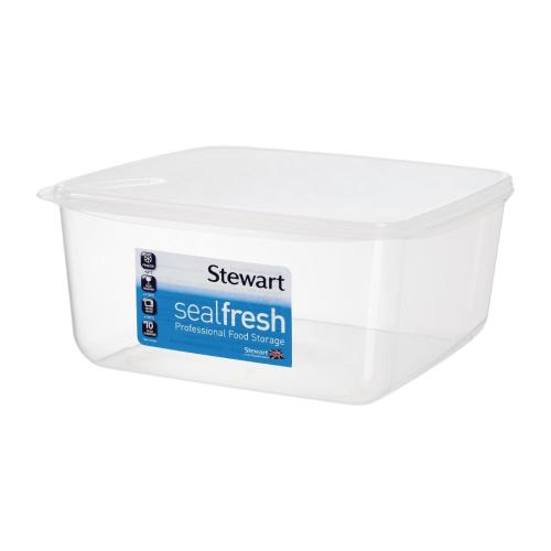 Stewart Seal Fresh Square Cake Storer (includes Lid) - 6.5Ltr