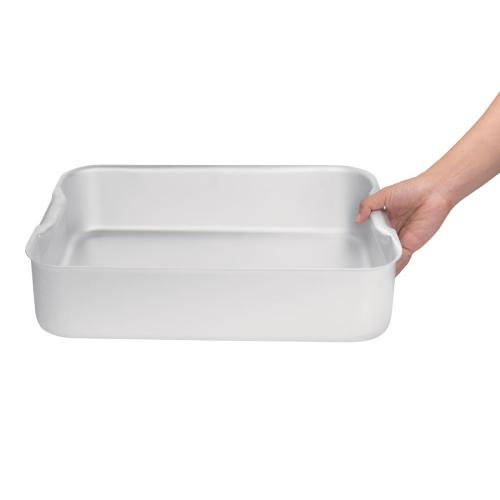 Vogue Deep Roasting Pan Aluminium - 420x305x100mm 16 1/2x12x4"