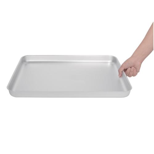 Vogue Bakewell Pan Aluminium - 470x355x40mm 18 1/2x14x1/2"