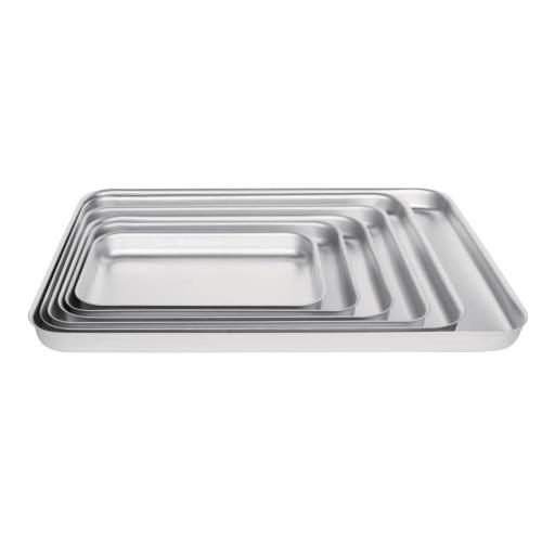 Vogue Bakewell Pan Aluminium - 520x420x40mm 20 1/2x16 1/2x1 1/2"