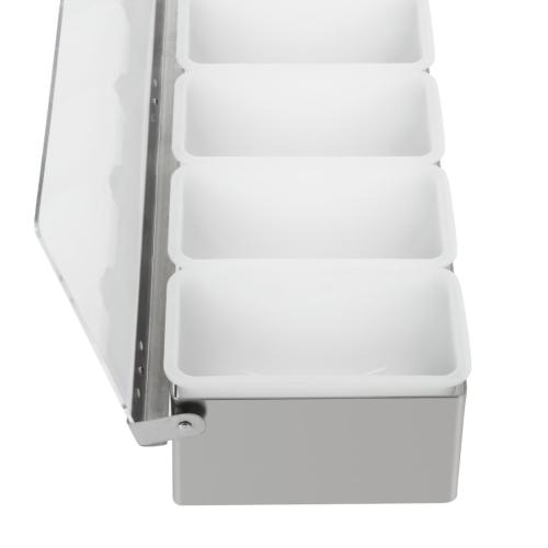 Olympia Condiment Box St/St - 6x 1pint