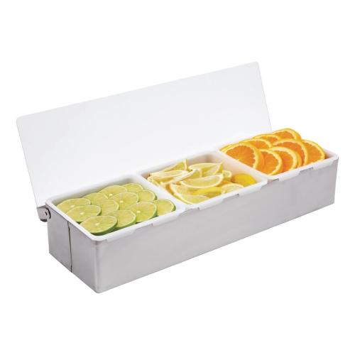 Olympia Condiment Box St/St (3x2pint)
