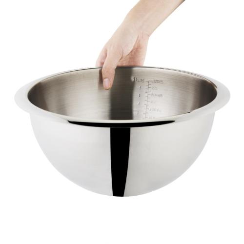 Vogue Heavy Duty Mixing Bowl Graduated St/St - 4Ltr 135fl oz