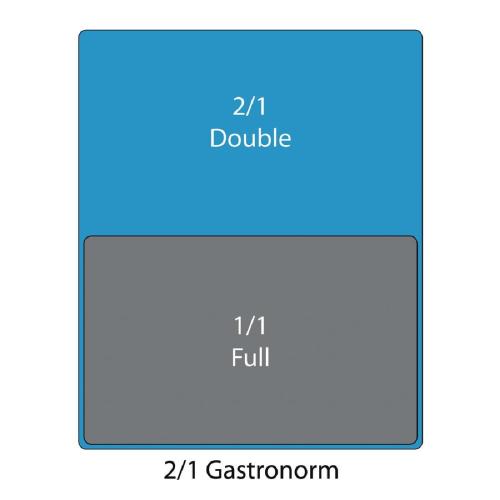 Vogue St/St - GN 2/1 65mm