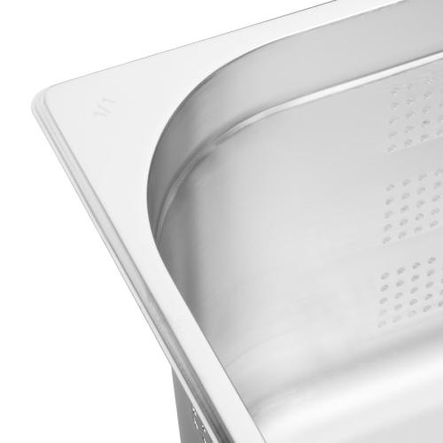 Vogue Perforated St/St - GN 1/1 200mm