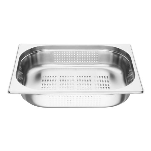 Vogue Perforated St/St - GN 1/2 65mm