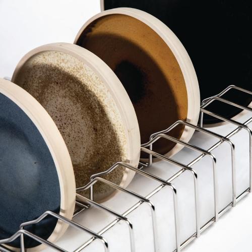 Vogue Plate Rack St/St - 600mm 24"
