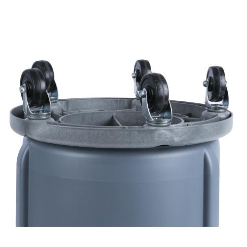 Rubbermaid Round Brute Container Grey - 75.7Ltr