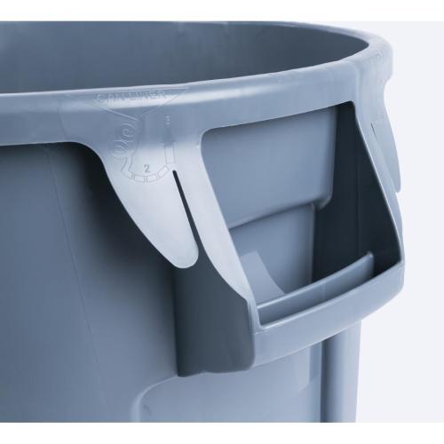 Rubbermaid Round Brute Container Grey - 121.1Ltr