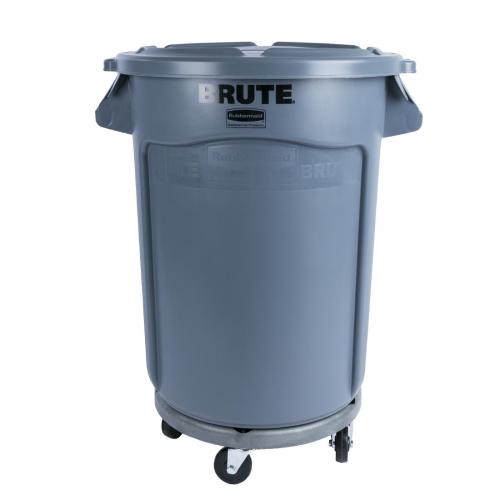 Rubbermaid Round Brute Container Grey - 121.1Ltr