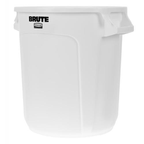 Rubbermaid Round Brute Container White - 37.9Ltr