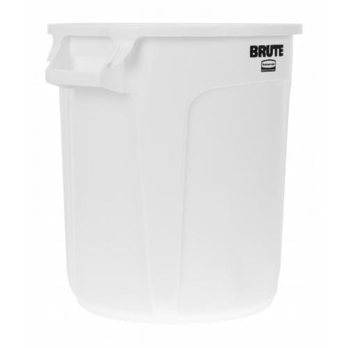Rubbermaid Round Brute Container White - 37.9Ltr
