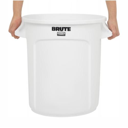 Rubbermaid Round Brute Container White - 37.9Ltr