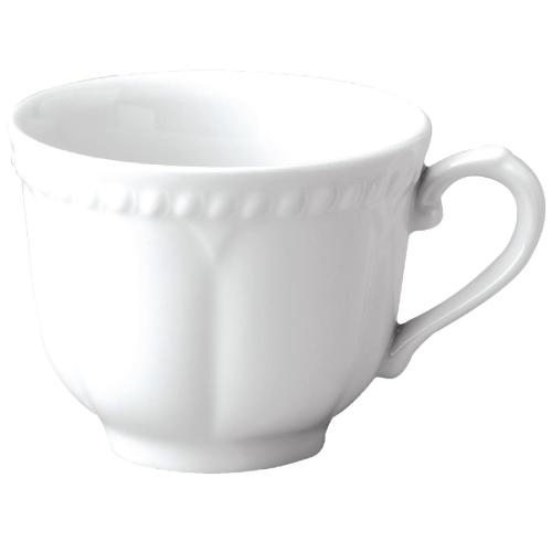 Buckingham White Elegant Tea Cup - 220ml 7 3/4oz (Box 24)