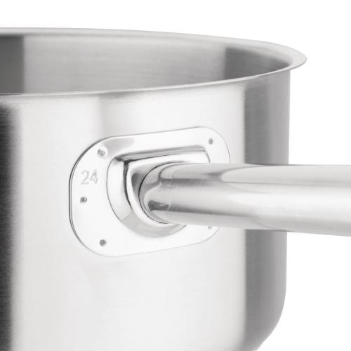 Vogue Saucepan St/St - 240mm 9 1/2"