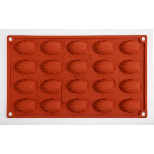 Pavoni Formaflex Silicone 20 Mini Madeleine Moulds