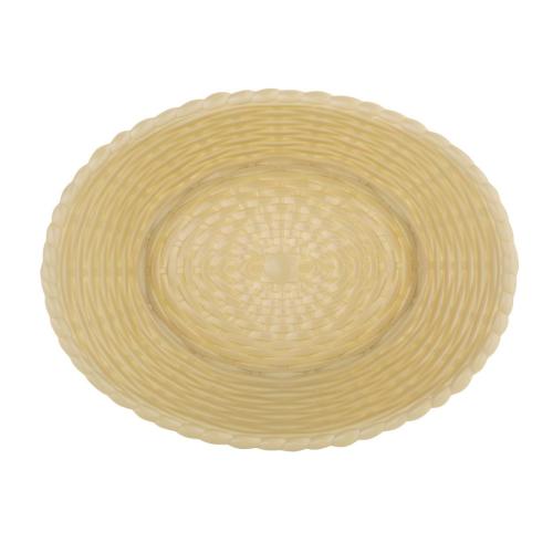 Olympia Kristallon Oval Polypropylene Basket - 215x160mm 8 1/2x 6 1/4"