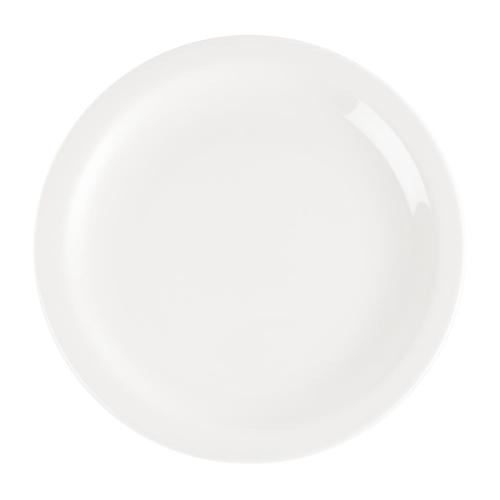 White Nova Plate - 9" (Box 24)