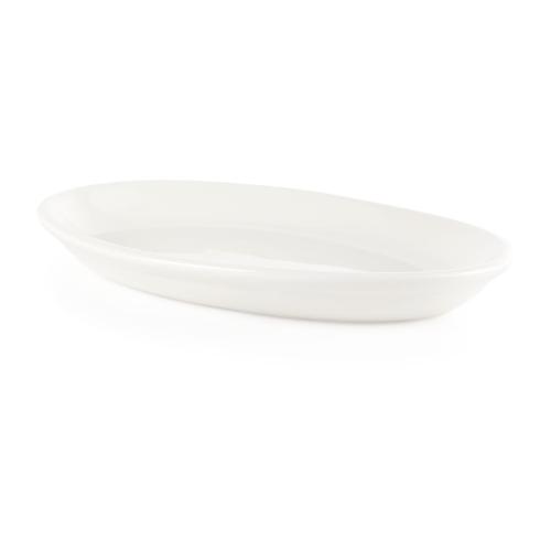 White Oval Plate/Platter - 8" (Box 12)