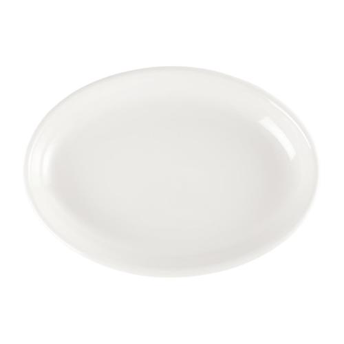 White Oval Plate/Platter - 8" (Box 12)