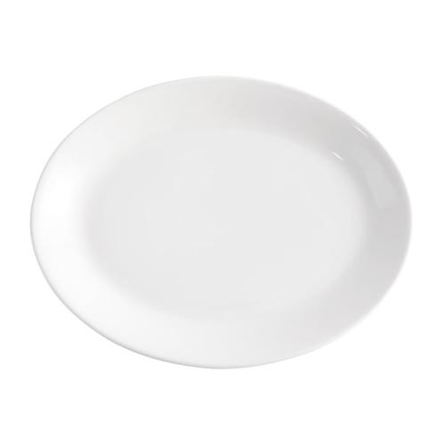White Oval Plate/Platter - 12" (Box 12)