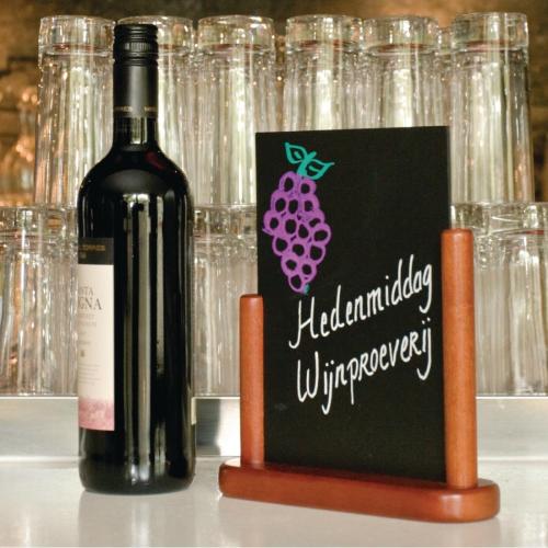 Securit Elegant Tableboard Mahogany - 150x210mm 4.1x7.8"