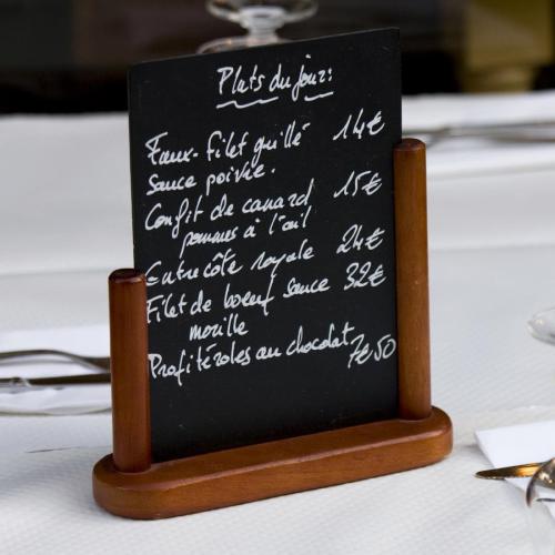 Securit Elegant Tableboard Mahogany - 150x210mm 4.1x7.8"