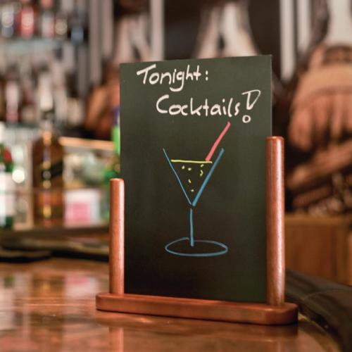 Securit Elegant Tableboard Mahogany - 210x300mm 8.3x11.8"