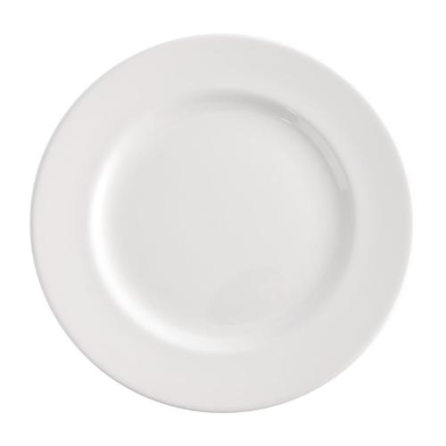 White Classic Plate - 12 1/4" (Box 12)