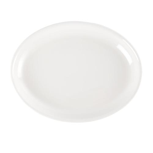 White Oval Plate/Platter - 10" (Box 12) (Direct)