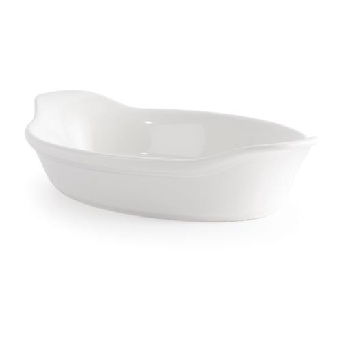 Cookware Small Oval Eared Dish - 8x4 1/2" 7.9oz (Box 6) (Direct)