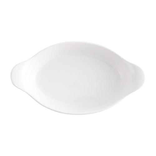 Cookware Small Oval Eared Dish - 8x4 1/2" 7.9oz (Box 6) (Direct)