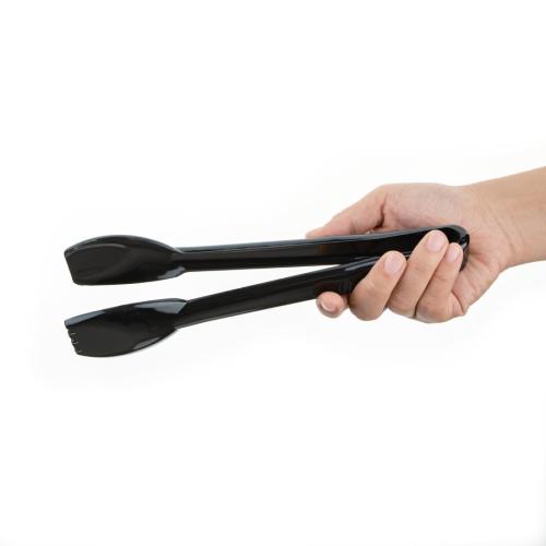 Vogue Food Tongs Black - 230mm 9"